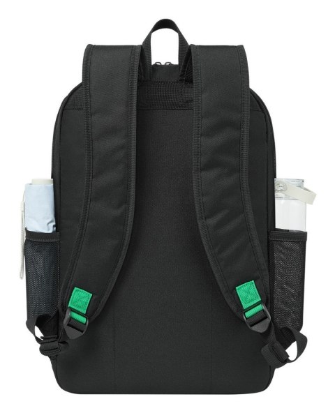 Rivacase Gremio plecak City backpack Czarny Poliester, Przetworzony politereftalan etylenu (rPET)