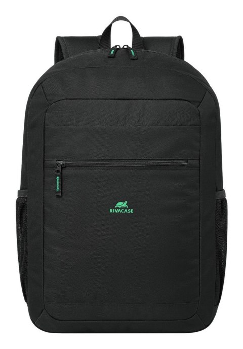Rivacase Gremio plecak City backpack Czarny Poliester, Przetworzony politereftalan etylenu (rPET)