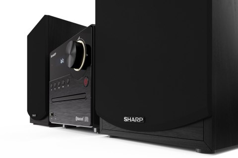Sharp XL-B512(BK) Mikrosystem Hi-Fi, CD/FM/USB/Bluetooth v5.0, 45W, czarny Sharp | Mikrosystem Hi-Fi | XL-B512(BK) | Gniazdo USB Sharp XL-B512(BK) Mikrosystem Hi-Fi, CD/FM/USB/Bluetooth v5.0, 45W, czarny Sharp | Mikrosystem Hi-Fi | XL-B512(BK) | Gniazdo USB