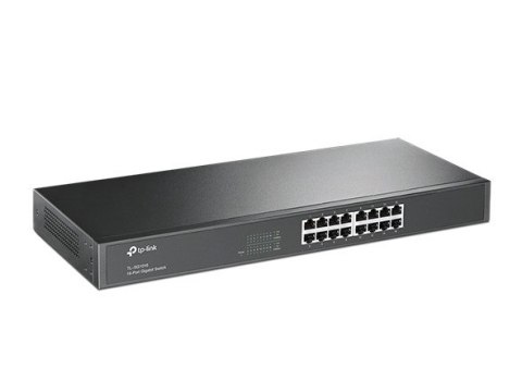TP-LINK TL-SG1016 Zarządzany L2 Gigabit Ethernet (10/100/1000) Czarny