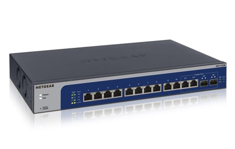 NETGEAR XS512EM Zarządzany L2 10G Ethernet (100/1000/10000) 1U Niebieski, Szary NETGEAR XS512EM Zarządzany L2 10G Ethernet (100/1000/10000) 1U Niebieski, Szary