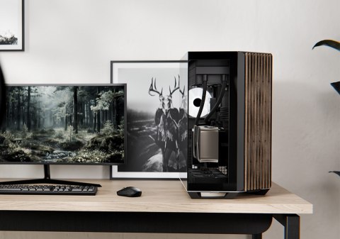 Obudowa PC APNX V1, Midi-Tower, ATX, Tempered Glass, Holz, schwarz Obudowa PC APNX V1, Midi-Tower, ATX, Tempered Glass, Holz, schwarz