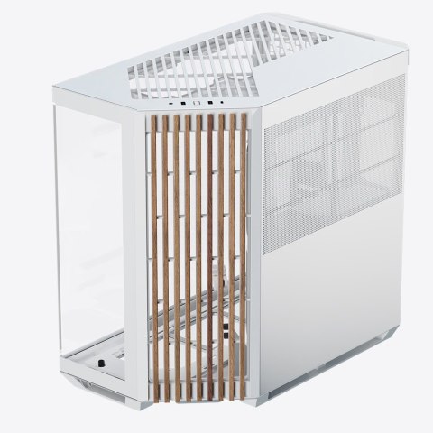 Obudowa komputerowa APNX V1 PC-Gehäuse, Midi-Tower, ATX, Tempered Glass - Holz, biały Obudowa komputerowa APNX V1 PC-Gehäuse, Midi-Tower, ATX, Tempered Glass - Holz, biały