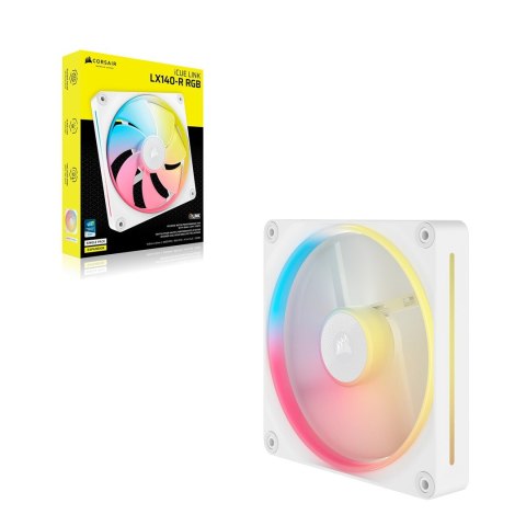 Wentylator CORSAIR Lüfter 140*140*25 LX140-R RGB iCUE Link Single (W) Wentylator CORSAIR Lüfter 140*140*25 LX140-R RGB iCUE Link Single (W)