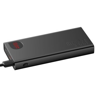 Baseus PPAD070101 Litowo-jonowa (Li-Ion) 20000 mAh Czarny