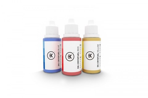 Bloki wodne EK EK-CryoFuel Dye Pack - czerwony/żółty/niebieski Bloki wodne EK EK-CryoFuel Dye Pack - czerwony/żółty/niebieski