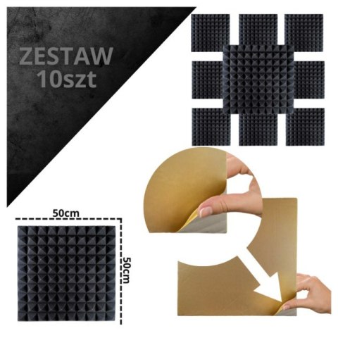 DNA AM2 BK panel akustyczny zestaw 10 szt. czarny DNA AM2 BK panel akustyczny zestaw 10 szt. czarny
