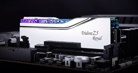 G.SKILL TRIDENT Z5 ROYAL RGB DDR5 2X32GB 6800MHZ CL34 SILVER F5-6800J3445G32GX2-TR5S G.SKILL TRIDENT Z5 ROYAL RGB DDR5 2X32GB 6800MHZ CL34 SILVER F5-6800J3445G32GX2-TR5S