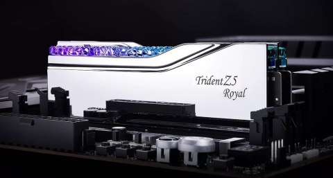 G.SKILL TRIDENT Z5 ROYAL RGB DDR5 2X32GB 6800MHZ CL34 SILVER F5-6800J3445G32GX2-TR5S G.SKILL TRIDENT Z5 ROYAL RGB DDR5 2X32GB 6800MHZ CL34 SILVER F5-6800J3445G32GX2-TR5S