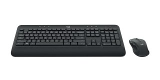 Logitech Advanced MK545 klawiatura Dołączona myszka Biuro RF Wireless QWERTY Amerykański międzynarodowy Czarny
