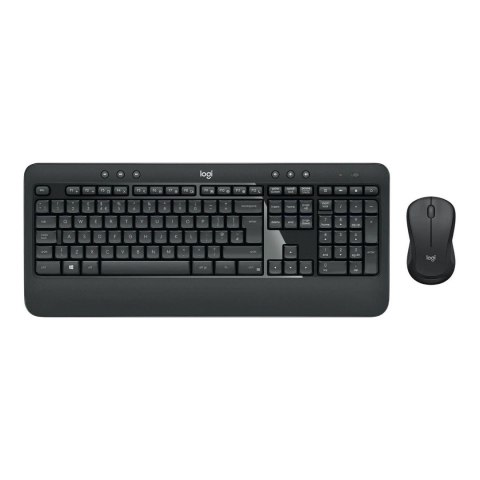 Logitech Advanced MK545 klawiatura Dołączona myszka Biuro RF Wireless QWERTY Amerykański międzynarodowy Czarny