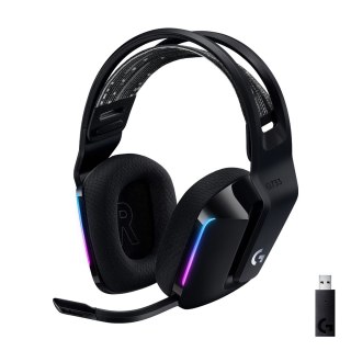 Logitech G G733 Zestaw słuchawkowy Bezprzewodowy Opaska na głowę Gaming Czarny
