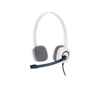 Logitech H150 Zestaw słuchawkowy Przewodowa Opaska na głowę Biuro/centrum telefoniczne Biały