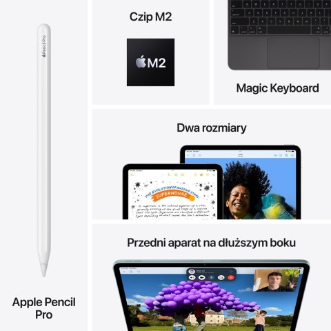 Apple iPad Air Apple M 256 GB 33 cm (13") 8 GB Wi-Fi 6E (802.11ax) iPadOS 17 Szary