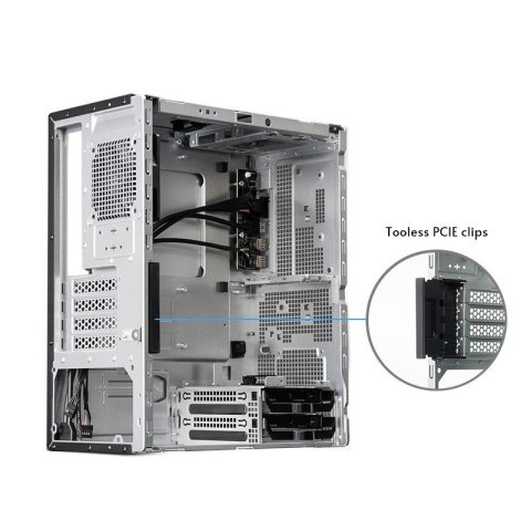 Chieftec Midi Tower BS-20B-OP, Schwarz o.NT Czarny