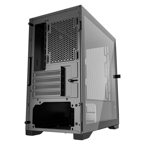 GEMBIRD OBUDOWA FORNAX MK200 MESH, WITHOUT FANS MINI-TOWER (1X USB 3.0, 1X USB 2.0, 1X USB TYPE-C) BLACK
