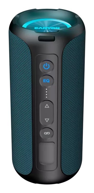 Głośnik Bluetooth Canyon OnMove 15 20W/EQ/TWS/AUX czarny retail Głośnik Bluetooth Canyon OnMove 15 20W/EQ/TWS/AUX czarny retail