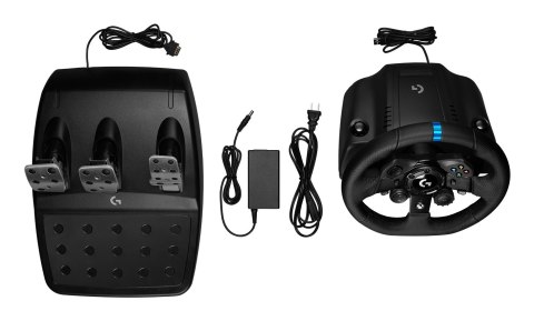Logitech G G923 Czarny USB 2.0 Kierownica + pedały Analogowa/Cyfrowa PC, PlayStation 4, PlayStation 5 Logitech G G923 Czarny USB 2.0 Kierownica + pedały Analogowa/Cyfrowa PC, PlayStation 4, PlayStation 5