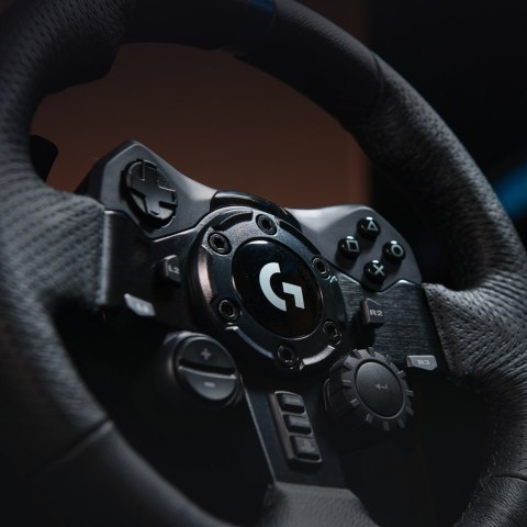 Logitech G G923 Czarny USB 2.0 Kierownica + pedały Analogowa/Cyfrowa PC, PlayStation 4, PlayStation 5 Logitech G G923 Czarny USB 2.0 Kierownica + pedały Analogowa/Cyfrowa PC, PlayStation 4, PlayStation 5