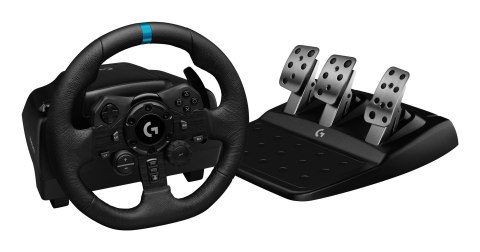Logitech G G923 Czarny USB 2.0 Kierownica + pedały Analogowa/Cyfrowa PC, PlayStation 4, PlayStation 5 Logitech G G923 Czarny USB 2.0 Kierownica + pedały Analogowa/Cyfrowa PC, PlayStation 4, PlayStation 5