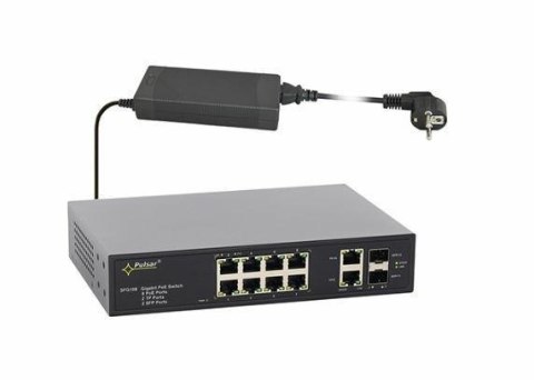 SFG108 Switch przemyslowy PoE 12-portowy SFG108 Switch przemyslowy PoE 12-portowy