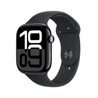 Išmanusis laikrodis Apple Watch Series 10 GPS + Cellular 46mm Jet Black Aluminium Case with Black Sport Band - S/M