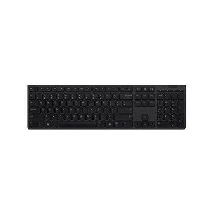 Klawiatura Lenovo Professional Wireless Rechargeable Keyboard 4Y41K04074 Litewska, Klawisze nożycowe, Szara