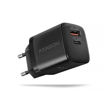 MOBILE CHARGER WALL USB 20W/2PORT BLACK ACU-PQ20 AXAGON MOBILE CHARGER WALL USB 20W/2PORT BLACK ACU-PQ20 AXAGON