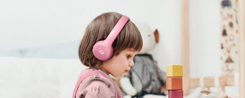 Muza | Stereofoniczne słuchawki Bluetooth dla dzieci | M-215BTP | Bezprzewodowy | Nauszne | Łączność Bluetooth | Różowy | Bezprz Muza | Stereofoniczne słuchawki Bluetooth dla dzieci | M-215BTP | Bezprzewodowy | Nauszne | Łączność Bluetooth | Różowy | Bezprz