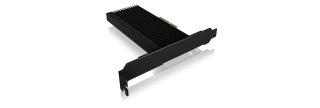 Rajd Sonic | Konwerter na 1x HDD/SSD dla slotu PCIe x4 | IB-PCI208-HS | Czarny