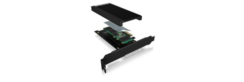 Rajd Sonic | Konwerter na 1x HDD/SSD dla slotu PCIe x4 | IB-PCI208-HS | Czarny Rajd Sonic | Konwerter na 1x HDD/SSD dla slotu PCIe x4 | IB-PCI208-HS | Czarny