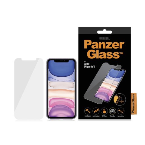 Szkło pancerne PanzerGlass | Jabłko | iPhone XR/11 | Szkło hybrydowe | Przezroczysty | Pokrycie pełnej klatki; Zaokrąglone krawę Szkło pancerne PanzerGlass | Jabłko | iPhone XR/11 | Szkło hybrydowe | Przezroczysty | Pokrycie pełnej klatki; Zaokrąglone krawę