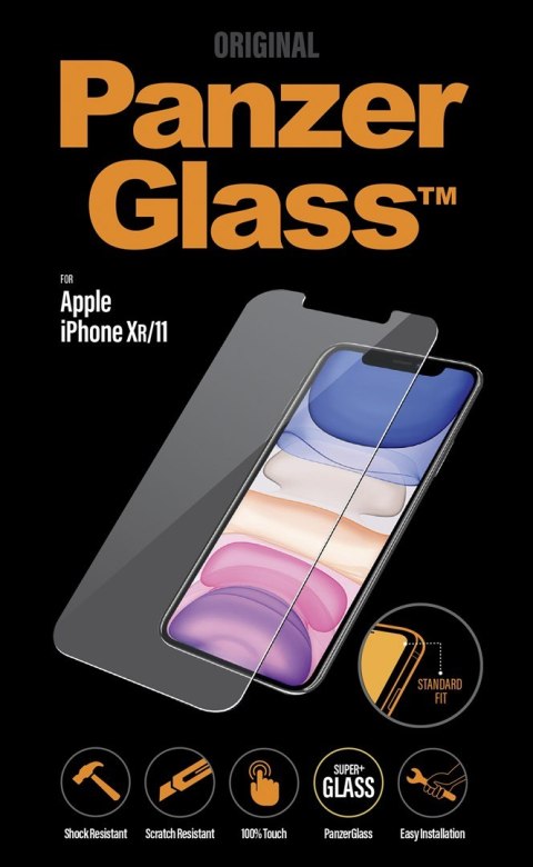Szkło pancerne PanzerGlass | Jabłko | iPhone XR/11 | Szkło hybrydowe | Przezroczysty | Pokrycie pełnej klatki; Zaokrąglone krawę Szkło pancerne PanzerGlass | Jabłko | iPhone XR/11 | Szkło hybrydowe | Przezroczysty | Pokrycie pełnej klatki; Zaokrąglone krawę