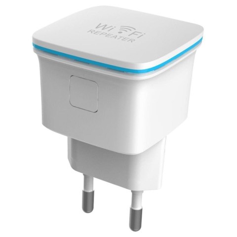Techly I-WL-REPEATER7 przedłużacz sieciowy Wzmacniacz sieciowy Biały 10, 100 Mbit/s Techly I-WL-REPEATER7 przedłużacz sieciowy Wzmacniacz sieciowy Biały 10, 100 Mbit/s