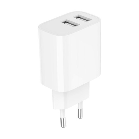 GEMBIRD 2-PORTOWA ŁADOWARKA SIECIOWA 2X USB-A, BIAŁA GEMBIRD 2-PORTOWA ŁADOWARKA SIECIOWA 2X USB-A, BIAŁA