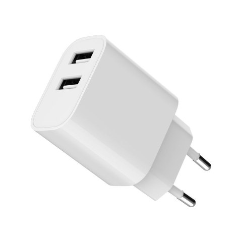GEMBIRD 2-PORTOWA ŁADOWARKA SIECIOWA 2X USB-A, BIAŁA GEMBIRD 2-PORTOWA ŁADOWARKA SIECIOWA 2X USB-A, BIAŁA