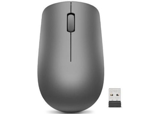 Lenovo | Mysz bezprzewodowa | 530 | Mysz bezprzewodowa | Bezprzewodowy | Łączność bezprzewodowa 2,4 GHz przez Nano USB | Grafit
