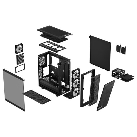 Obudowa Fractal Design Meshify 2 Compact RGB Czarna (FD-C-MES2C-06) Obudowa Fractal Design Meshify 2 Compact RGB Czarna (FD-C-MES2C-06)