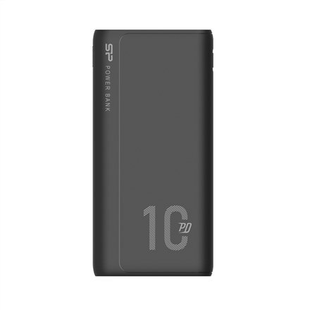 Powerbank SILICON POWER QP15 10000 mAh 2x USB QC 3.0 1x USB-C PD (SP10KMAPBKQP150K) Czarny Powerbank SILICON POWER QP15 10000 mAh 2x USB QC 3.0 1x USB-C PD (SP10KMAPBKQP150K) Czarny