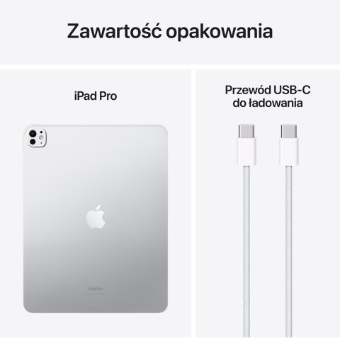 Apple iPad Pro Apple M 2 TB 33 cm (13") 16 GB Wi-Fi 6E (802.11ax) iPadOS 17 Srebrny