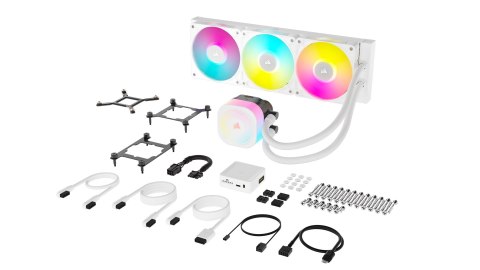 Corsair iCUE LINK TITAN RX RGB Procesor Chłodnica cieczy all-in-one 12 cm Biały 1 szt. Corsair iCUE LINK TITAN RX RGB Procesor Chłodnica cieczy all-in-one 12 cm Biały 1 szt.