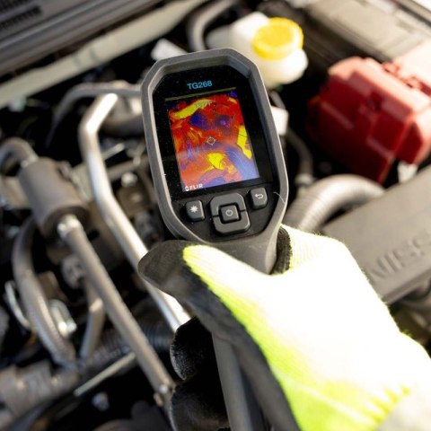 FLIR KAMERA TERMOWIZYJNA PUNKTOWA 160X120 MSX SUPER RESOLUTION 320X240, -25°C DO 400°C LASER TG268
