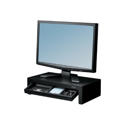 Fellowes Designer Suites 53,3 cm (21") Czarny, Perłowy Biurko