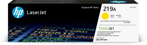 HP Oryginalny wkład z żółtym tonerem 219A LaserJet