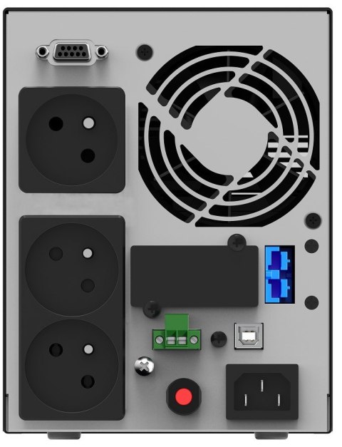POWER WALKER UPS ON-LINE VFI 1000 AT FR 3X FR OUT, USB/RS-232, LCD, EPO POWER WALKER UPS ON-LINE VFI 1000 AT FR 3X FR OUT, USB/RS-232, LCD, EPO