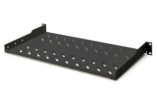 Półka 19" 1U do szaf DIGITUS, G/250, 15kg, czarny (RAL 9005)