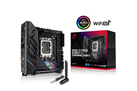 ASUS ROG STRIX B760-I GAMING WIFI Intel B760 LGA 1700 mini ITX ASUS ROG STRIX B760-I GAMING WIFI Intel B760 LGA 1700 mini ITX