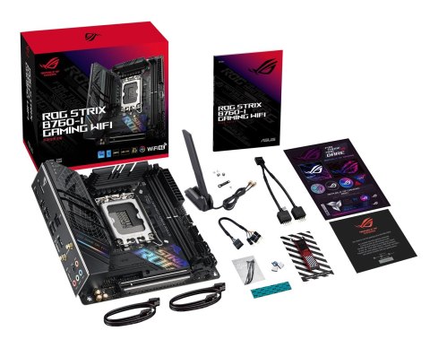 ASUS ROG STRIX B760-I GAMING WIFI Intel B760 LGA 1700 mini ITX ASUS ROG STRIX B760-I GAMING WIFI Intel B760 LGA 1700 mini ITX