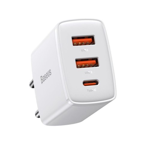 Baseus CCXJ-E02 ładowarka do urządzeń przenośnych Uniwersalne Biały Prąd przemienny Szybkie ładowanie Wewnętrzna Baseus CCXJ-E02 ładowarka do urządzeń przenośnych Uniwersalne Biały Prąd przemienny Szybkie ładowanie Wewnętrzna