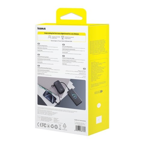 Baseus PPQD4-20C Litowo-polimerowy (LiPo) 20000 mAh Czarny Baseus PPQD4-20C Litowo-polimerowy (LiPo) 20000 mAh Czarny